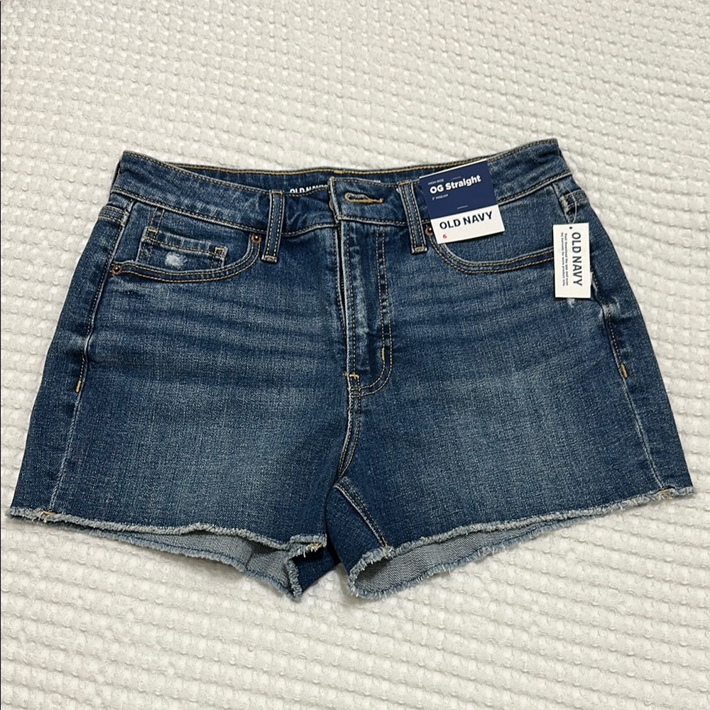 Old Navy Blue Jean Shorts Classic Cut-Off Style